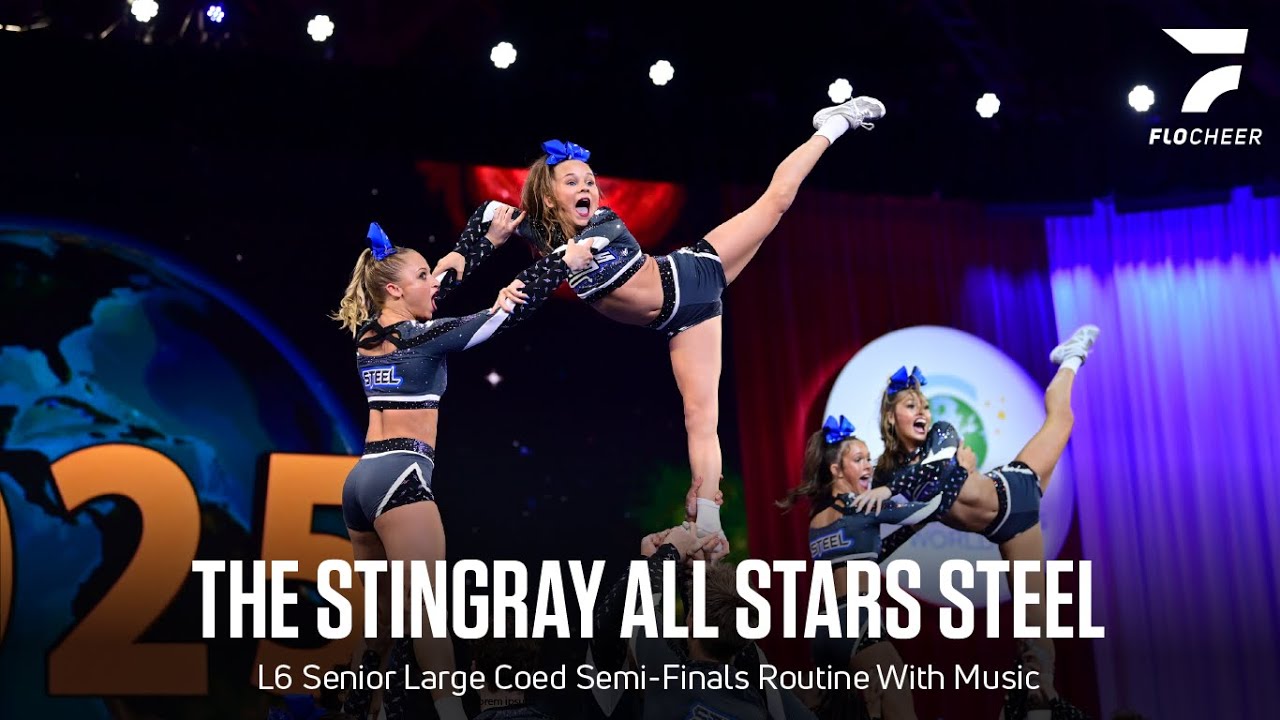 The Stingray All Stars Steel - L6 Senior Large Coed Semifinals With Music - The Cheer Worlds 2025