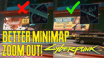 Zoom Out While Driving! Better MiniMaps! Minimap Mod - CyberPunk 2077 Mods Joy Toys and Nova Toys