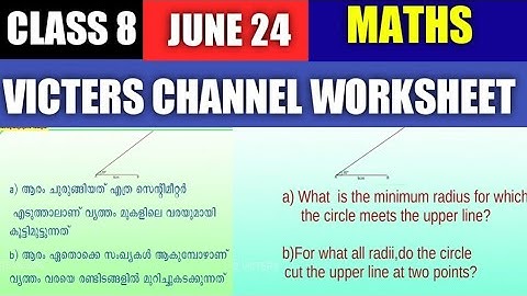 CLASS 8 VICTERS WORKSHEET MATHS|ENG&MAL
