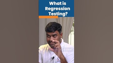 What is Regression Testing? | Software Testing Question | #shorts #kiransir #testing