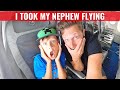 ON LUFTHANSA: TRICKING MY NEPHEW INTO HIS FIRST FLIGHT!