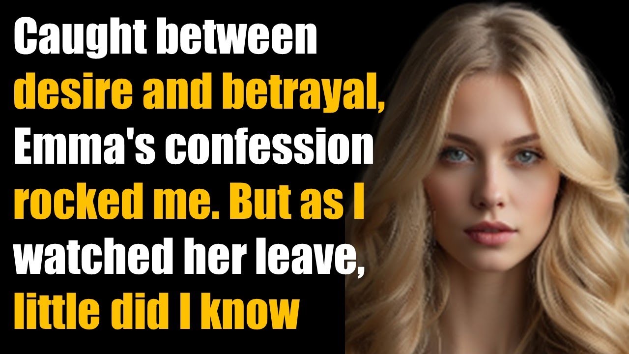 Caught between desire and betrayal, Emma's confession rocked me. But as