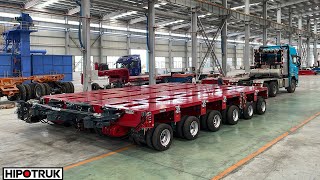 Engineered for Global Standards – 4 Files Hydraulic Modular Trailer for World Class Transport