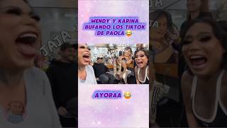 Wendy y Kary Bufando a Paola #wendyguevara #paolasuarez #karytorresoficial #lasperdidas #humor #risa