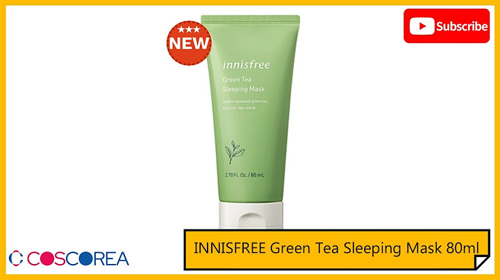 Innisfree green tea sleeping mask review