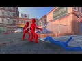 AI Learns to Dominate 3-Team NPC War! Smart Realistic Active Ragdoll Physics Fight Compilation
