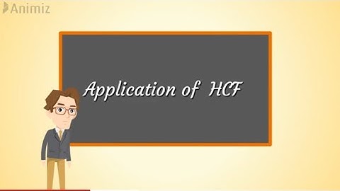 Application of HCF (Highest Common Factor)