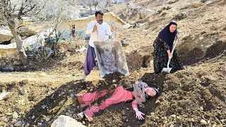 The brave action of the first wife and her husband to get rid of the evil second wife