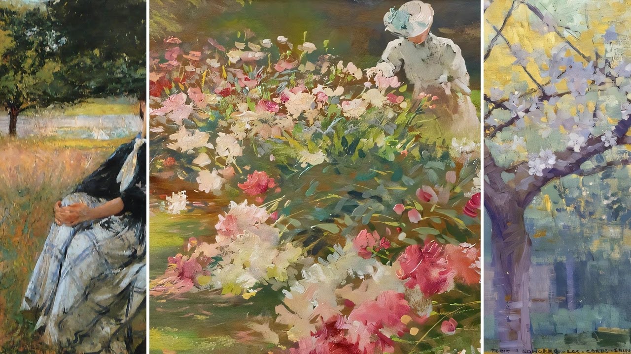 Impressionist Art TV — Silent Art Gallery · May 13 Night | Browne · Peonies & others