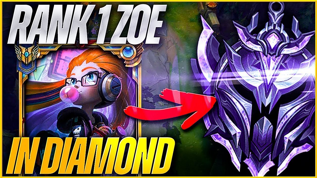 RANK #1 ZOE WORLD VISITS DIAMOND! (CHALLENGER IN DIAMOND) Ft. Ejsner!- League of Legends