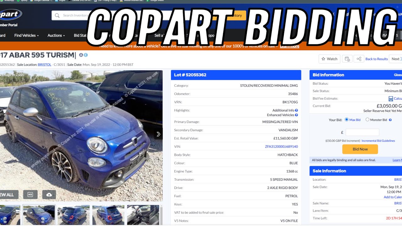 Copart Bidding Again For A Bargain Car Flip YouTube