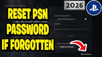 How To Reset PSN Password If Forgotten On PS5 - 2026
