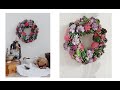 DIY Bright summer, spring wreath of natural cones / летний, весенний венок из натуральных шишек/