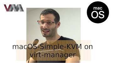macOS Simple KVM on virt-manager