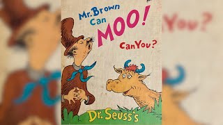 Mr. Brown can MOO! #drseuss#toddlerbooks#childrensbooks#toddlerstories#vintagebooks#subscribers