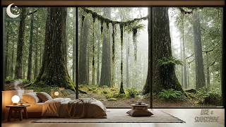 Rainy Forest Night – Soft Piano Sleep Music