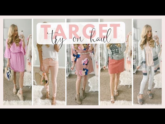 14 SPRING OUTFITS FROM TARGET  TARGET TRY ON HAUL SPRING 2019