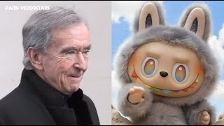 Bernard Arnault Friend Of Labubu When Meeting Kasing Lung Paris 24 October 2025 Moynat Store