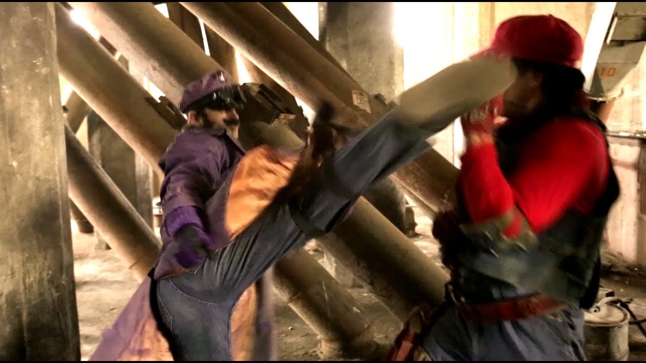 Mario Vs Waluigi - Martial Arts Beatdown