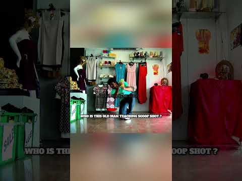 Kids:who is this old man teaching scoop shot meanwhile him #cricket
