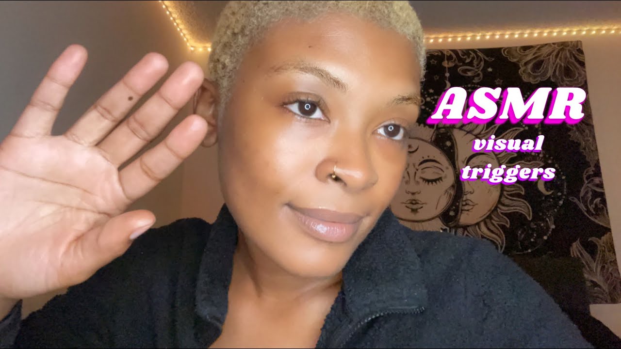 ASMR | visual triggers + tingly hand movements for relaxation 🙌🏾💕 - YouTube
