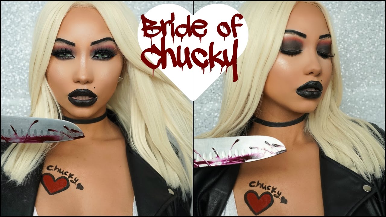 4. "Bride of Chucky" nail art tutorial by Nail Career Education - wide 7