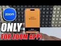 how to enable dark mode only for zoom iphone 17?