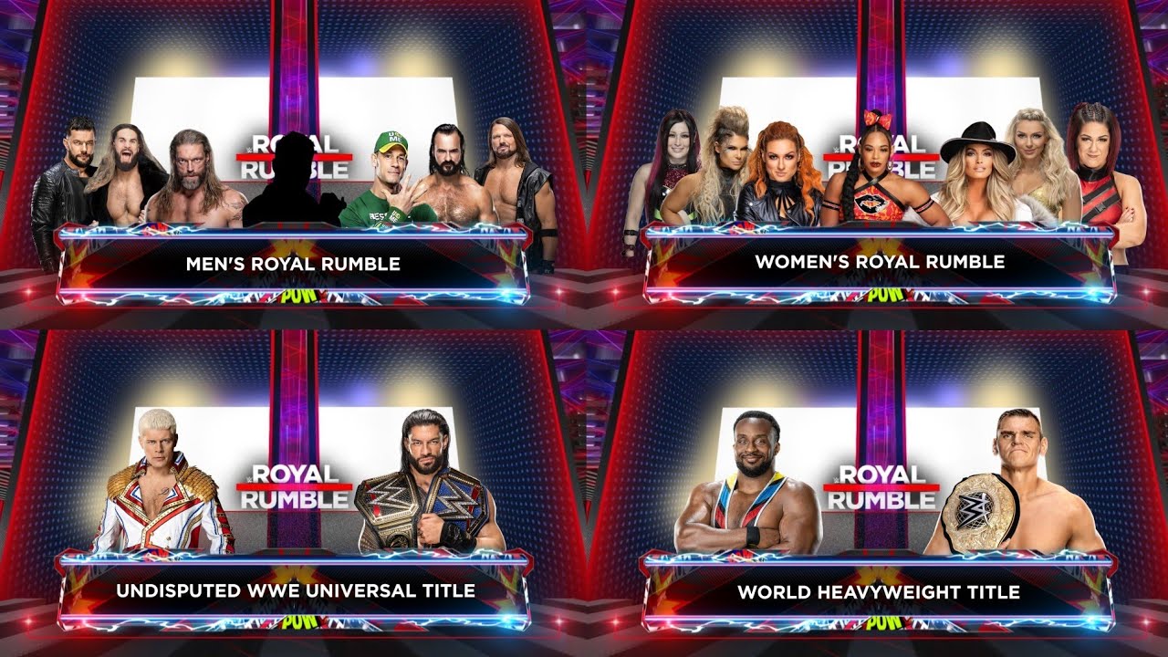 WWE Royal Rumble 2024 - Dream Match Card | Royal Rumble 2024 match card