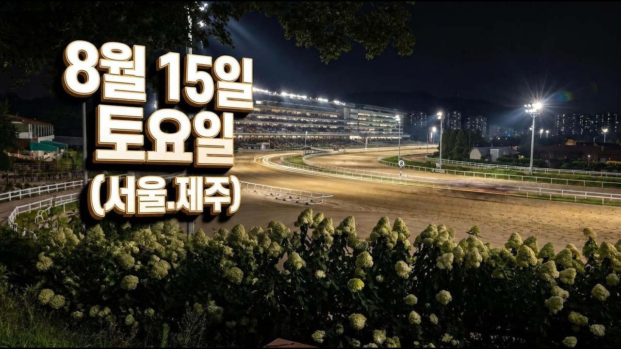 [ 2026년 8월 15일 토요(서울.제주)경마~!]