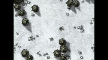 Winter Wilderness | Animated Battlemap | For DnD, Pathfinder, Foundry VTT, or Roll20