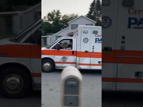 City of Allentown peramedics medic 2 taking up from an ems call
