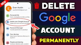 How to Delete Google Account Permanently 2025 | New Update