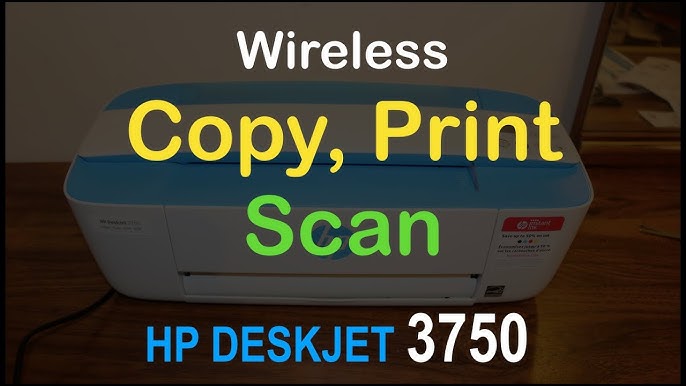 HP DESKJET 3750 HOW TO SCAN TO WINDOW 10 - YouTube