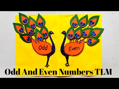 Odd and even numbers TLM | Math TLM | Maths Model |