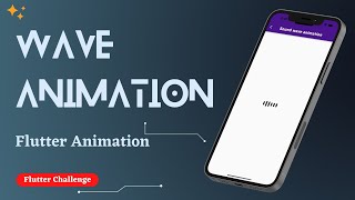 How to implement simple sound wave animation in Flutter | Code With Zeeshan | Android | IOS |
