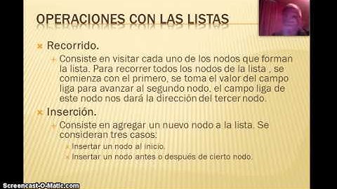 Estructura de Datos Unidad 3 Listas