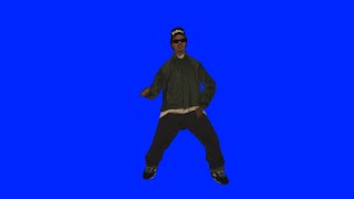 Ryder dancing blue screen