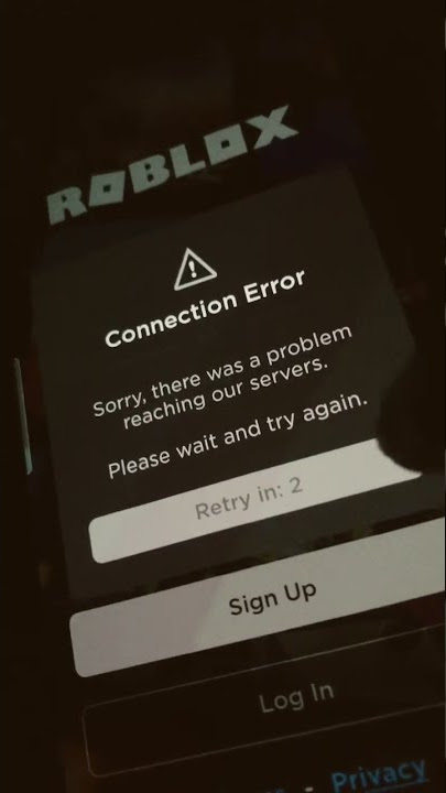 I FOUND ERROR CODE 1001 ON ROBLOX #robloxgamer #roblox #robloxhorror 