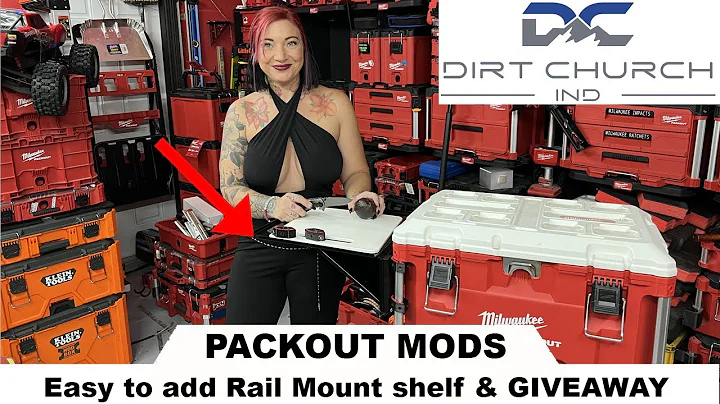 Dirt Church has a cool  PACKOUT Shelf MOD  & more Milwaukee Tool MODS -  Some you can WIN !