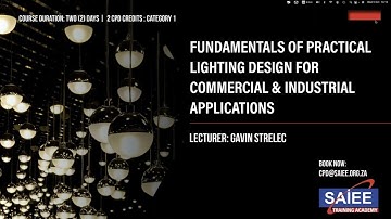 SAIEE Training Academy | Fundamentals of Practical Lighting Design