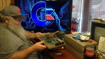 Commodore 64 Diagnostics Warranty Sticker C64 C-64 64C - Dave Bradley - Episode 570