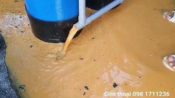 thăm và sục rửa hệ thống lọc nước giếng khoan nhiễm sắt phèn cho khách hàng thọ minh xuân châu