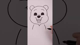 Как нарисовать Винни Пуха Дисней | How To Draw Winnie the Pooh | Step by Step for Beginners