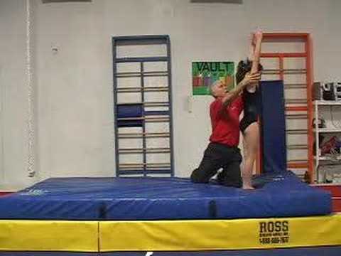 BACK HANDSPRING SPOTTING VIDEO