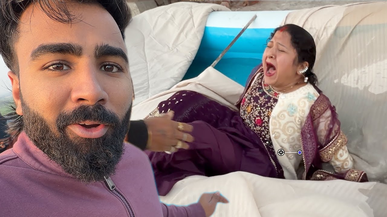 Water Bed prank on chachi 😢