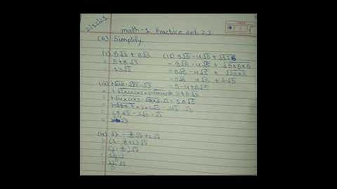 9 class math1 practice set 2.3 Q1 Q2 Q3 Q4 Q5 Q6