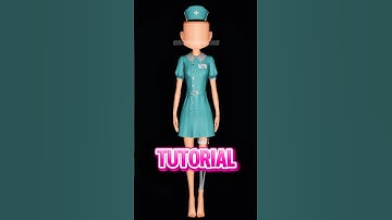 *EASY TUTORIAL* HOW TO GET THE NURSE JULIE SET IN DRESS TO IMPRESS! #dresstoimpress #dti #dtiroblox