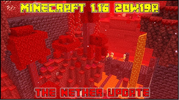 Minecraft 1.16 - Snapshot 20w19a - Building A Warped Base & Going Through The Changes