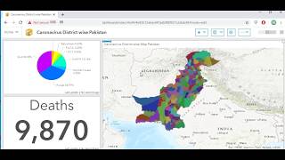 How to create corona virus GIS operations dashboard using ArcGIS Online