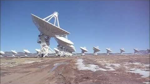 Karl G. Jansky Very Large Array (VLA) Antenna Rotation Time-Lapse Video: Socorro, New Mexico
